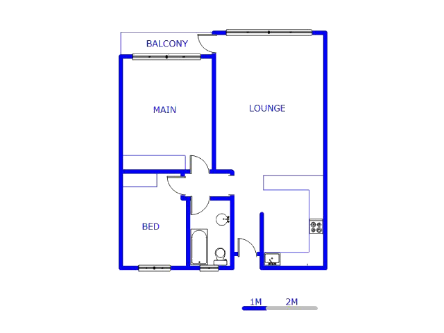 4th Floor - 92m2 of property for sale in Florida