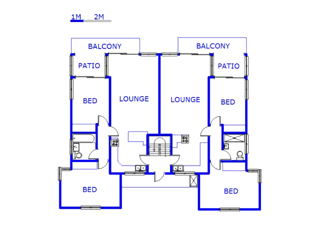 Floor plan of the property in Hibberdene