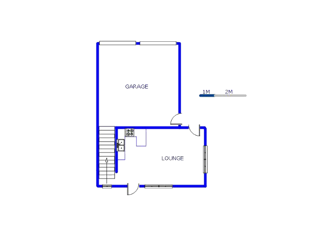 Floor plan of the property in Bergsig - Heidelberg