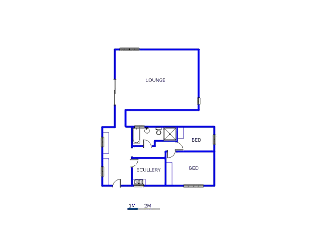 Floor plan of the property in Daleside