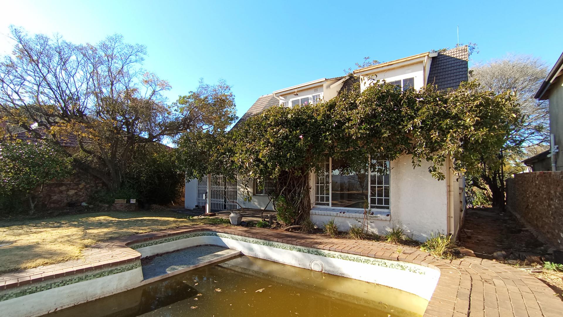 Backyard of property in Kensington - JHB