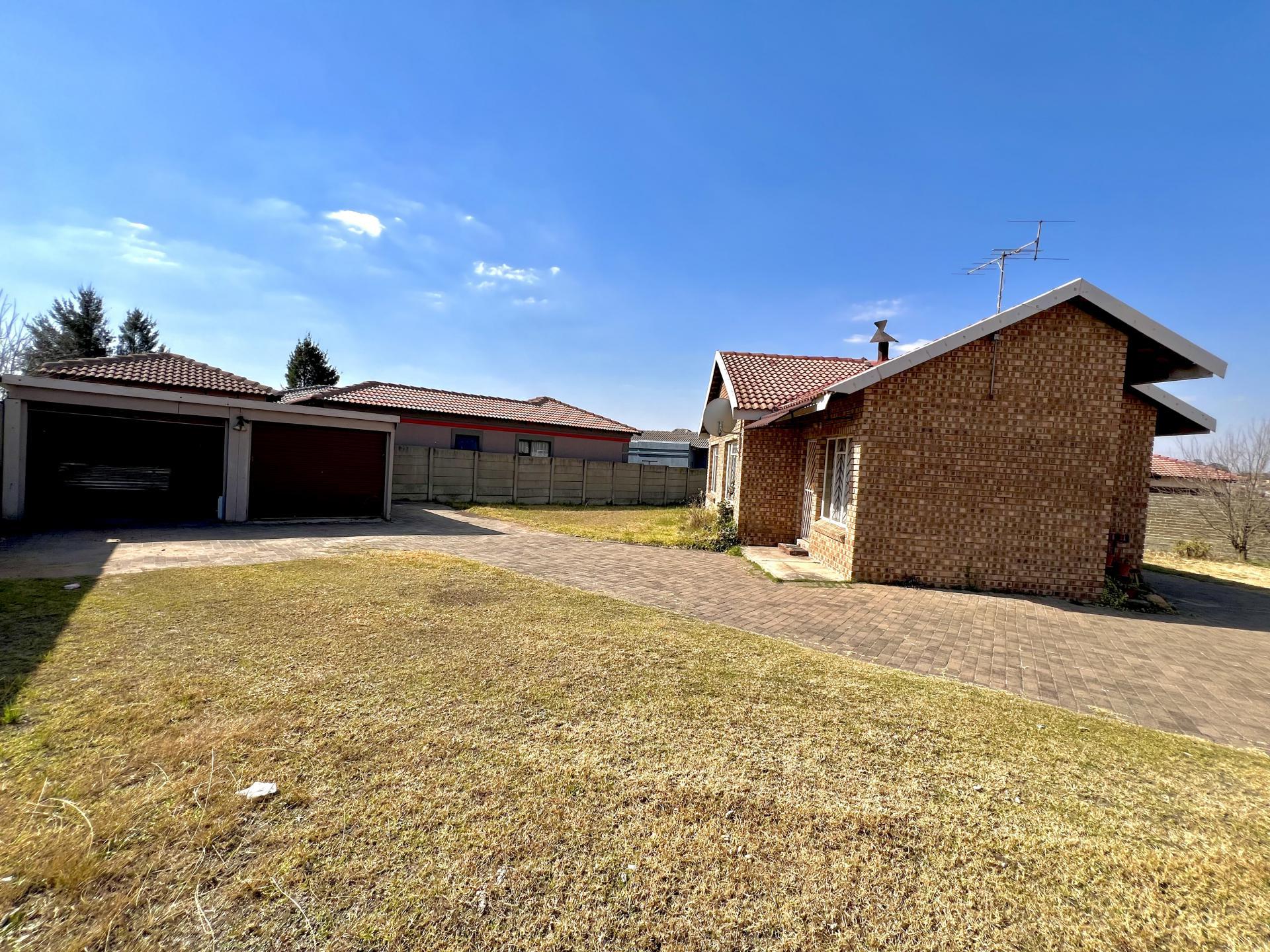 Backyard of property in Ermelo