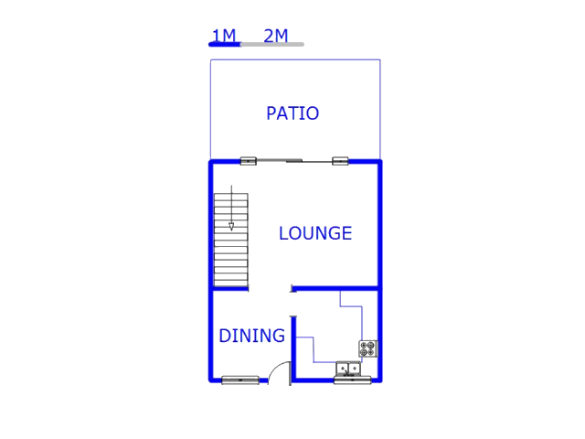 Floor plan of the property in Westridge