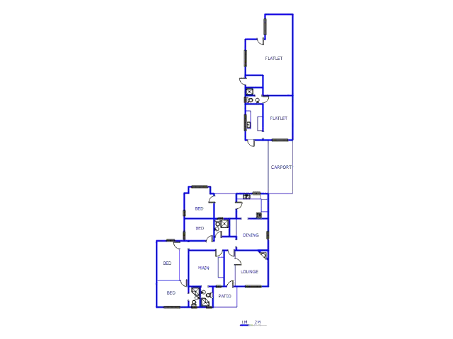 Floor plan of the property in Hatfield