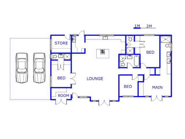 Floor plan of the property in Prestondale