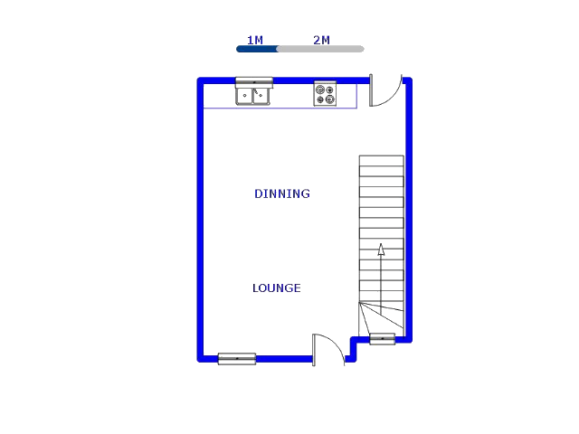 Floor plan of the property in Albertsdal