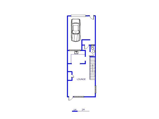 Floor plan of the property in Benoni