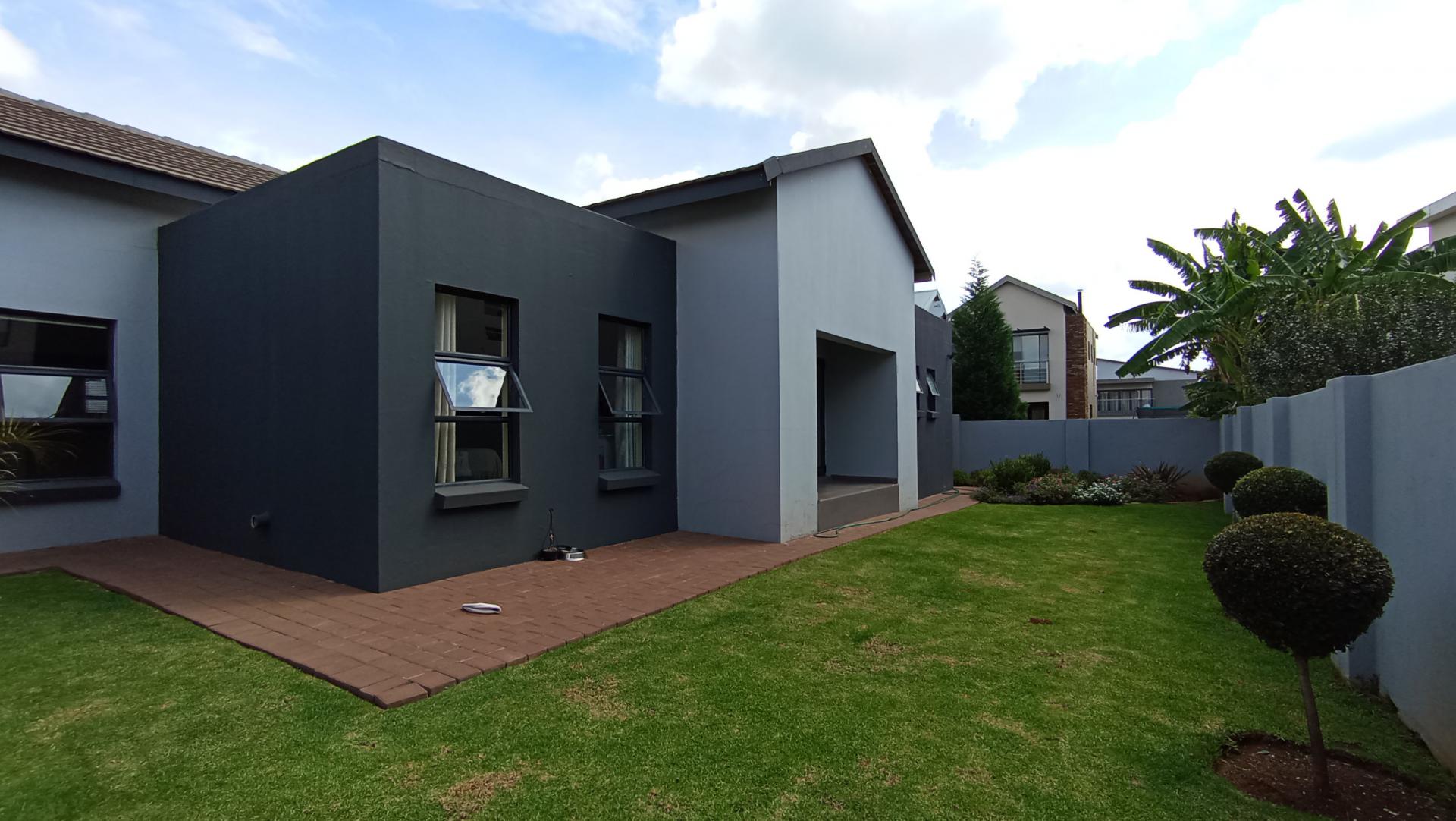 Backyard of property in Copperleaf Golf and Country Estate