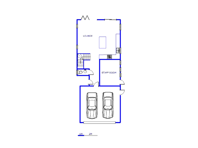 Floor plan of the property in Petervale