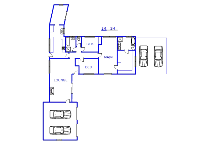 Floor plan of the property in Kibler Park