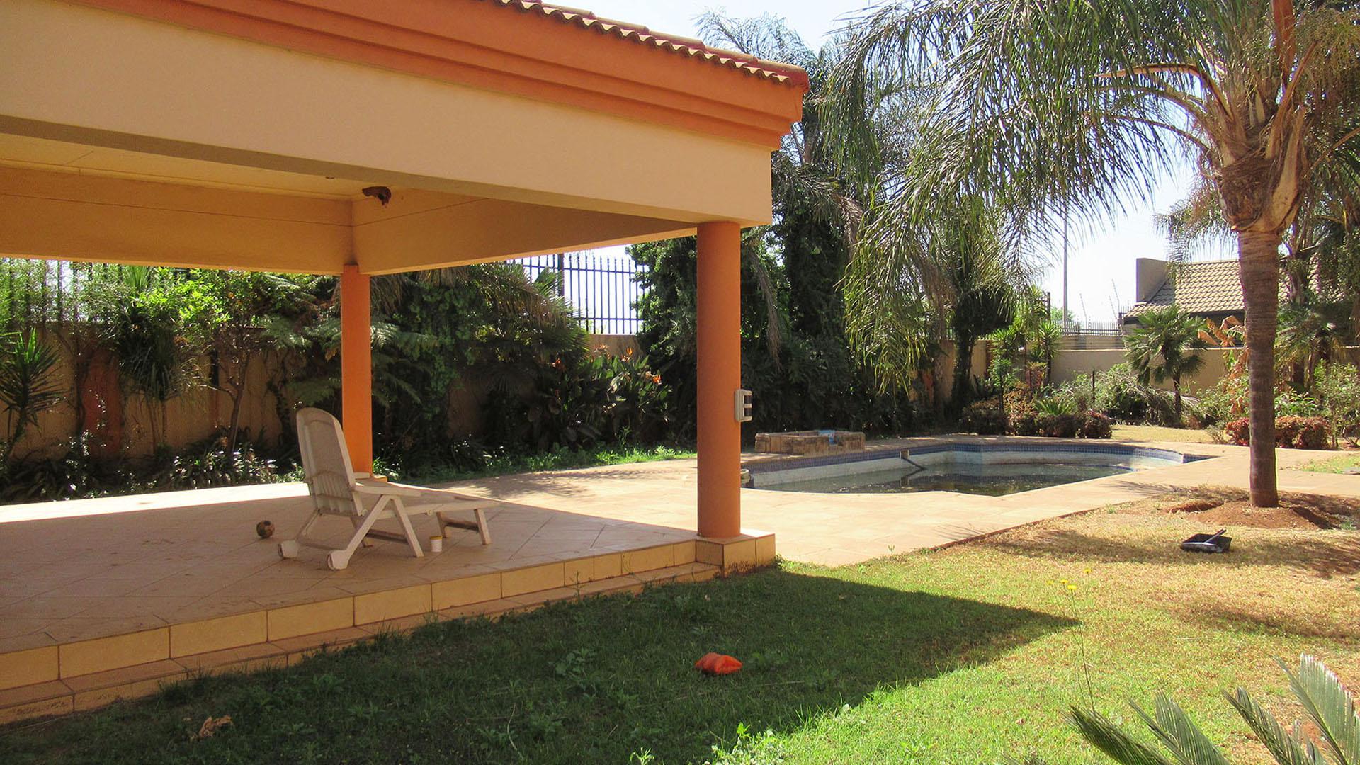 Backyard of property in Lenasia