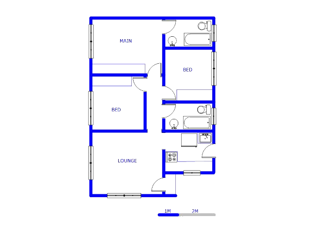 Ground Floor - 61m2 of property for sale in Protea Glen