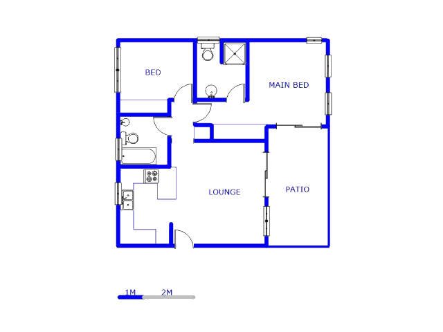 Floor plan of the property in Morningside