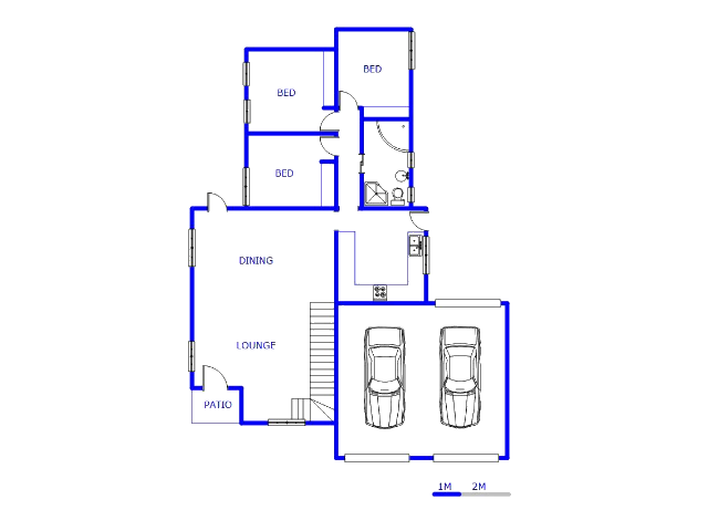 Floor plan of the property in Zakariyya Park