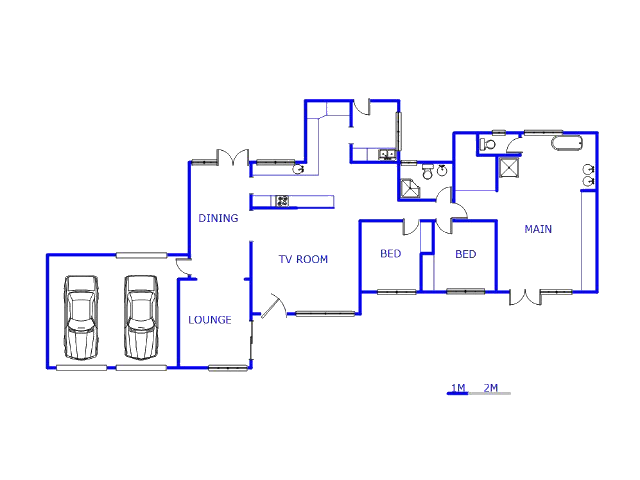 Floor plan of the property in The Orchards