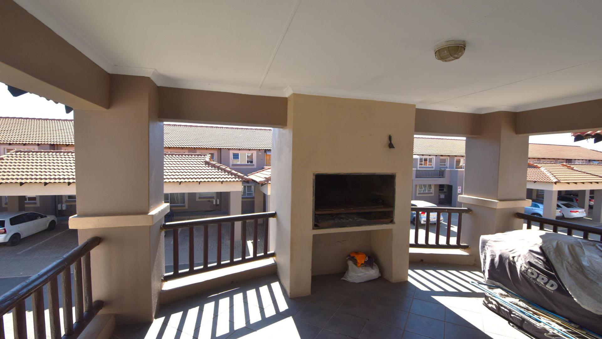 Patio of property in Van Dykpark