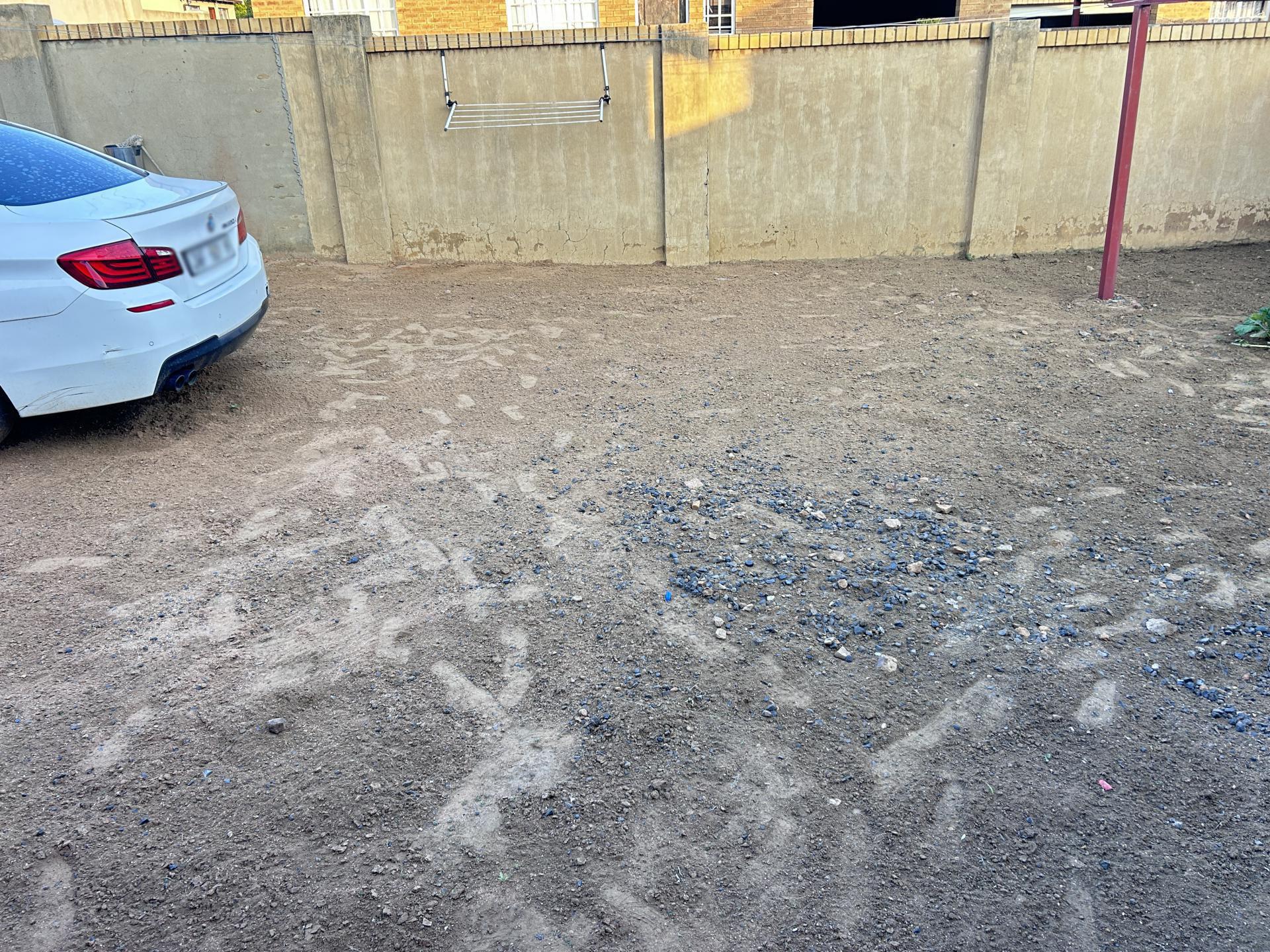 Backyard of property in Emalahleni (Witbank) 