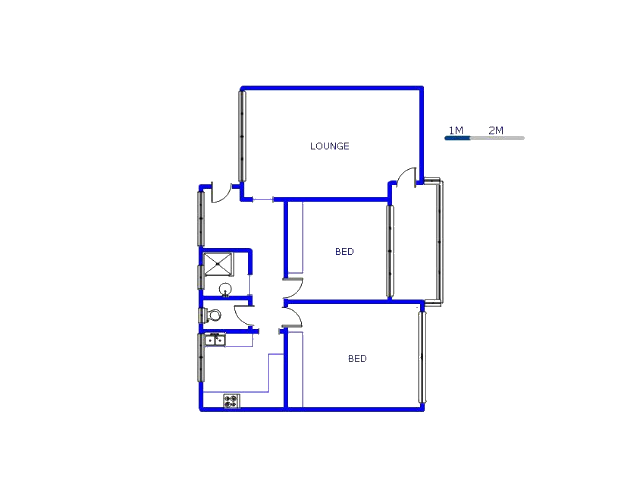 Floor plan of the property in Dalview