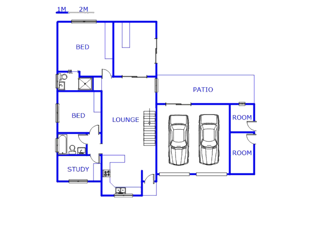 Floor plan of the property in Ravenswood