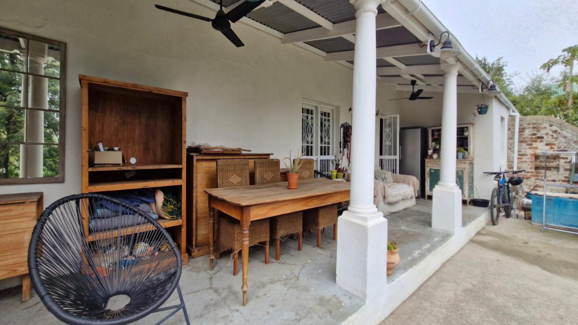 Patio of property in Riebeek Kasteel