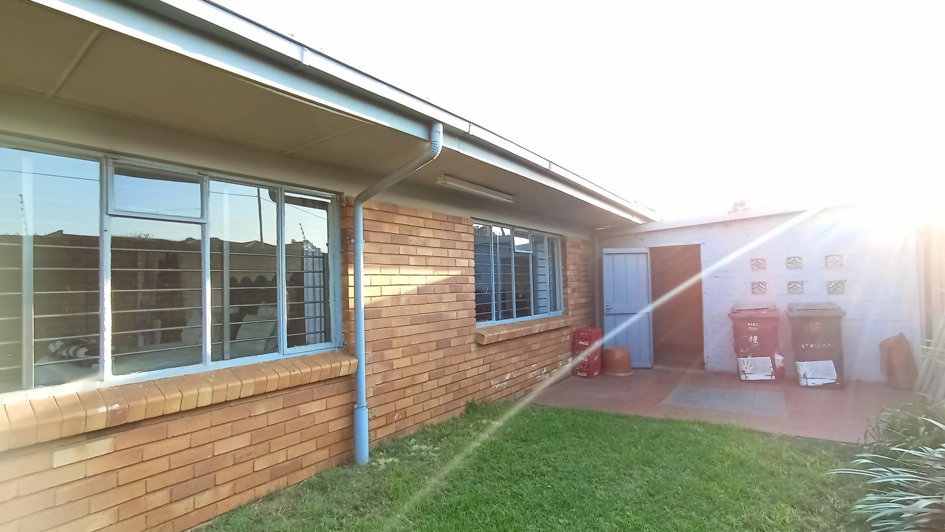 Backyard of property in Crosby