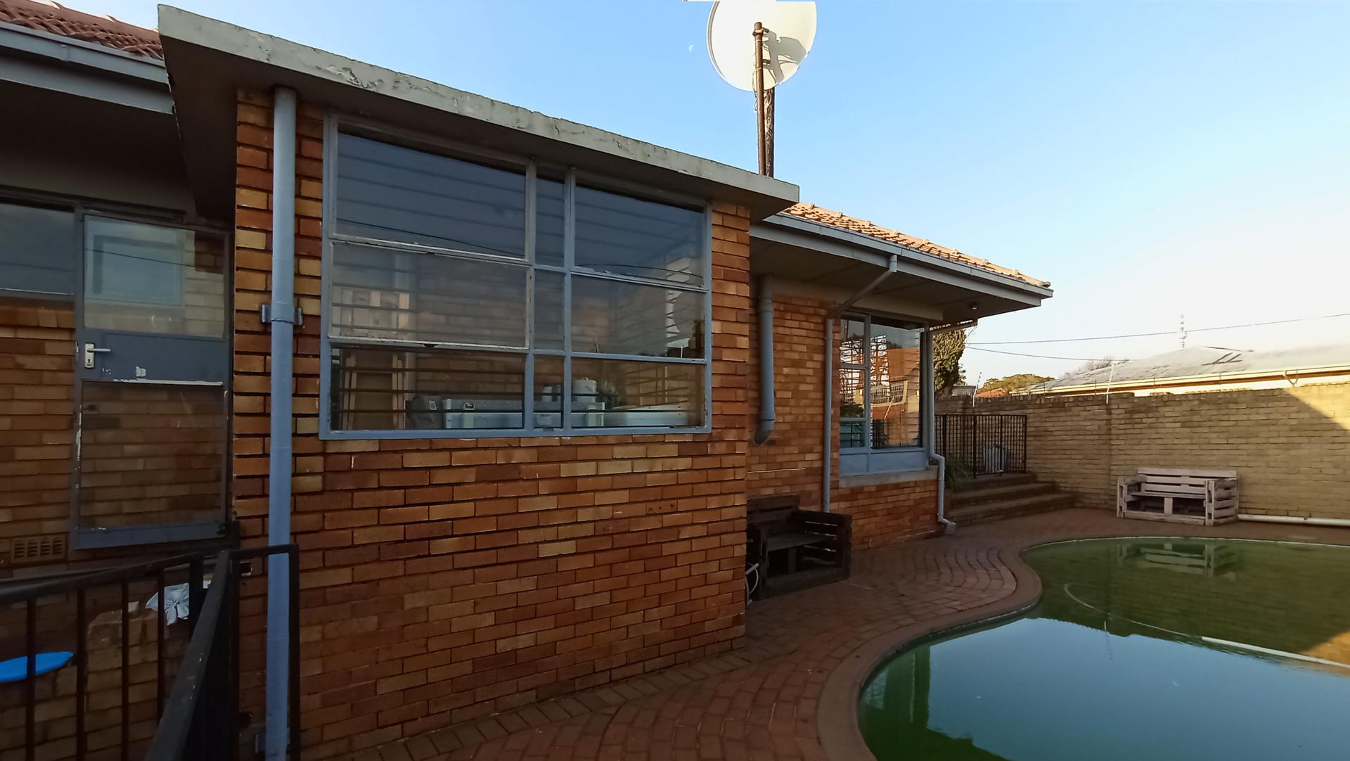 Backyard of property in Crosby