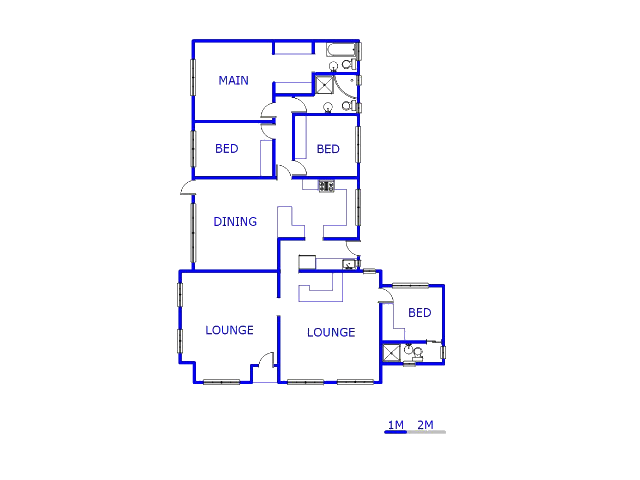 Floor plan of the property in Radiokop