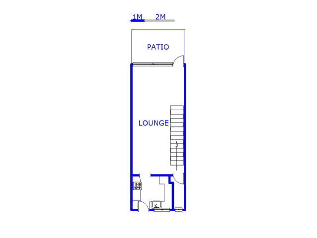 Floor plan of the property in Pinetown 