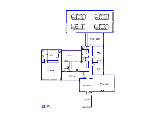 Floor plan of the property in Lyttelton Manor