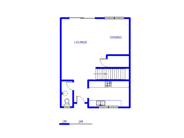Floor plan of the property in Illiondale