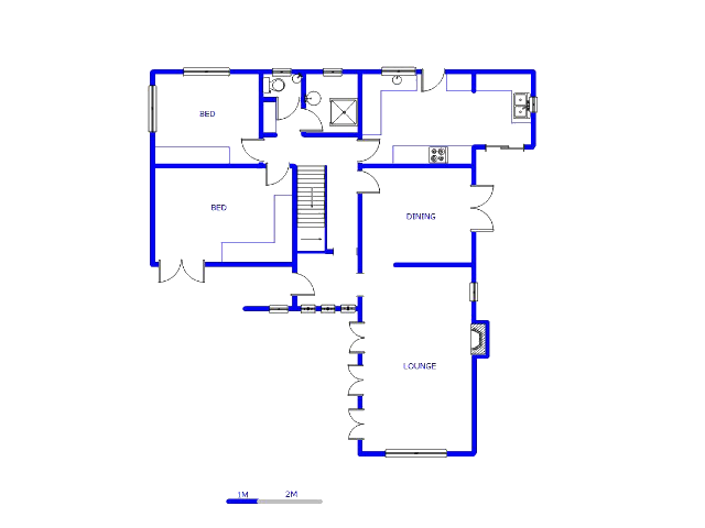 Floor plan of the property in Bellville