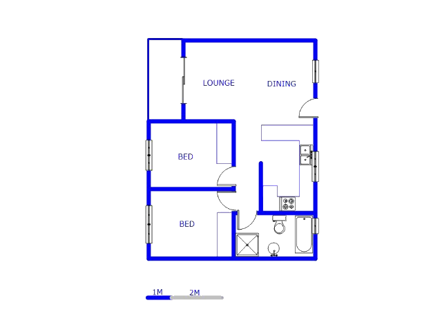 Floor plan of the property in Sagewood