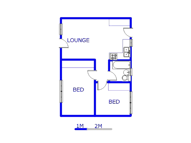 Floor plan of the property in Golden Gardens