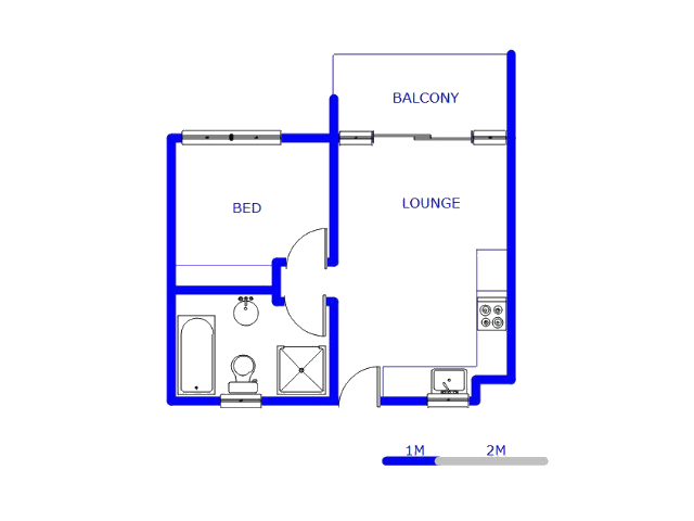 Floor plan of the property in Lombardy Estate