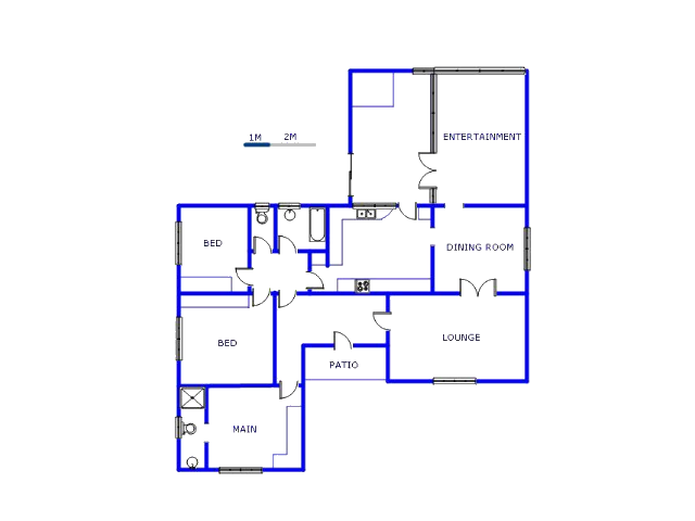 Floor plan of the property in Selection park