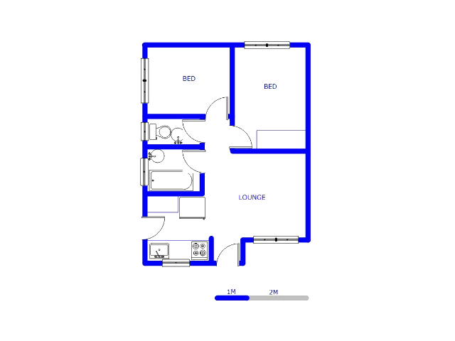 Floor plan of the property in Ormonde