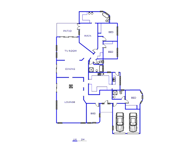 Floor plan of the property in Amandasig