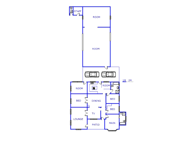 Floor plan of the property in Sea View 