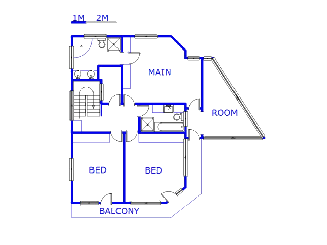 Floor plan of the property in Shallcross 