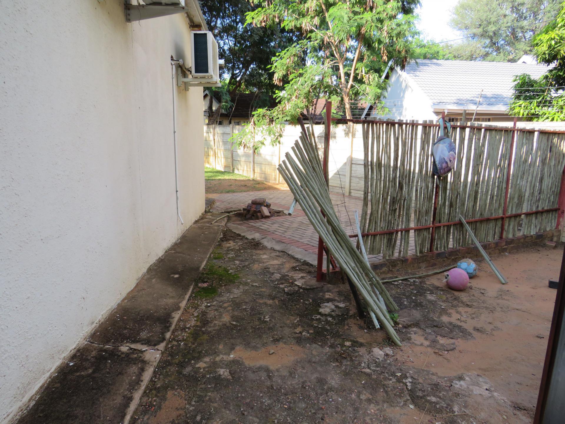 Backyard of property in Lephalale (Ellisras)
