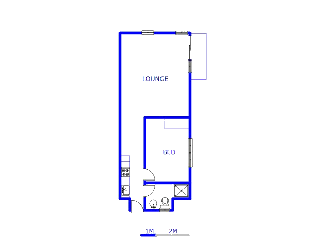 Floor plan of the property in Lynnwood Ridge