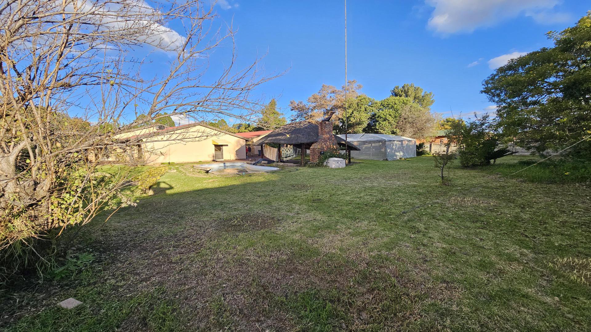 Backyard of property in Riebeeckstad
