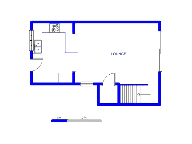 Floor plan of the property in Wilgeheuwel 