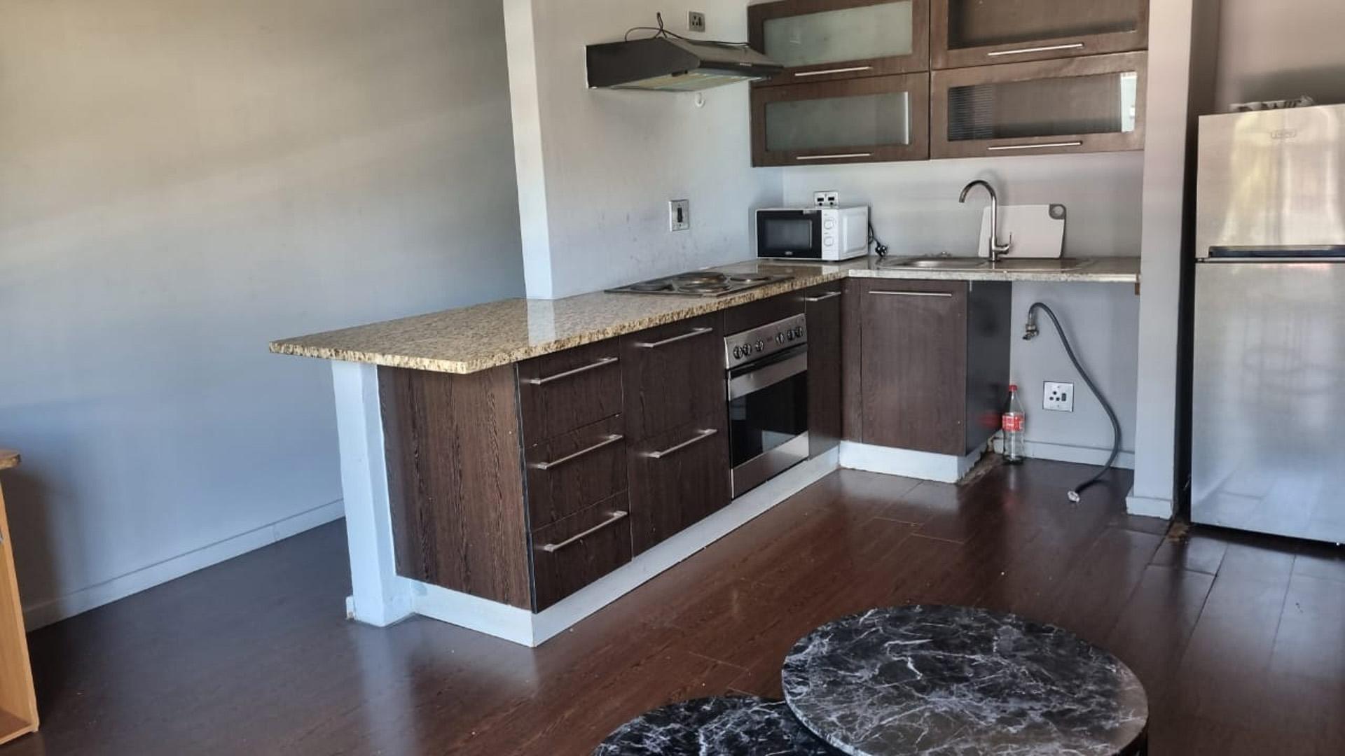 Kitchen of property in Braamfontein