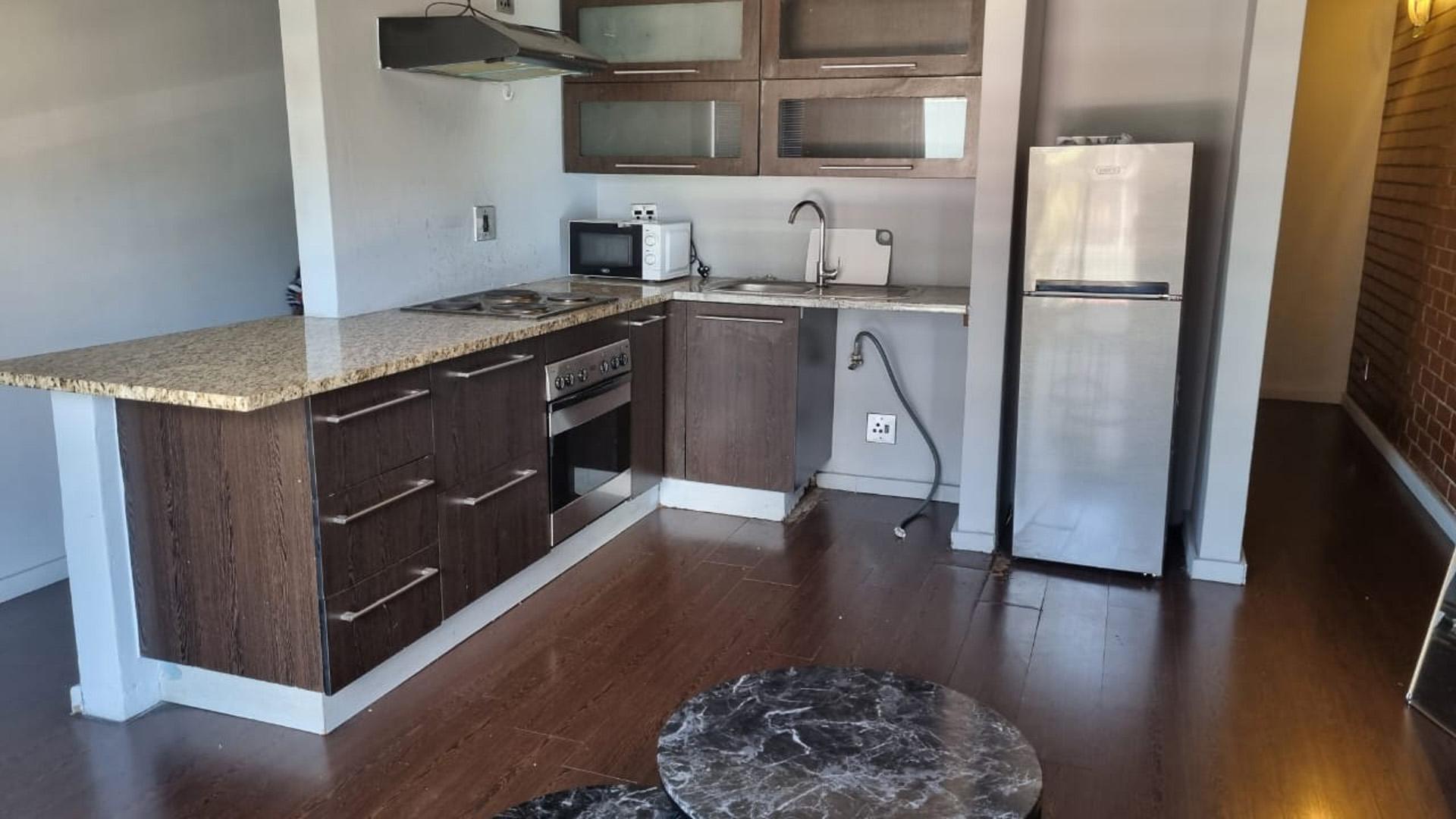 Kitchen of property in Braamfontein