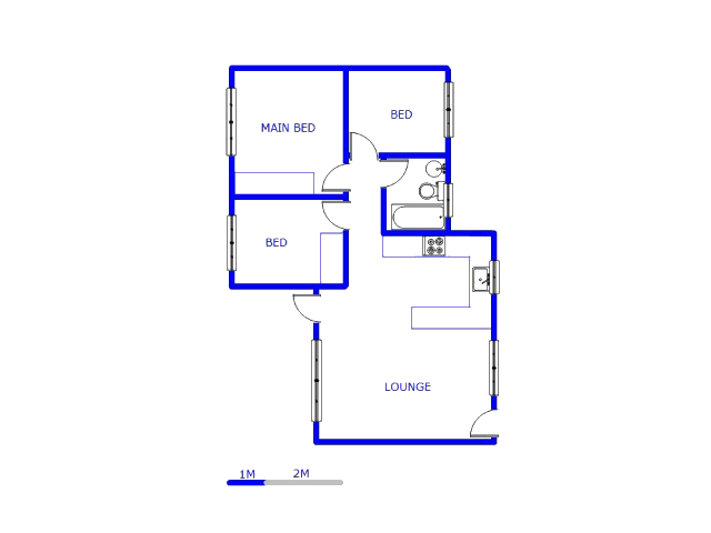 Floor plan of the property in Country View