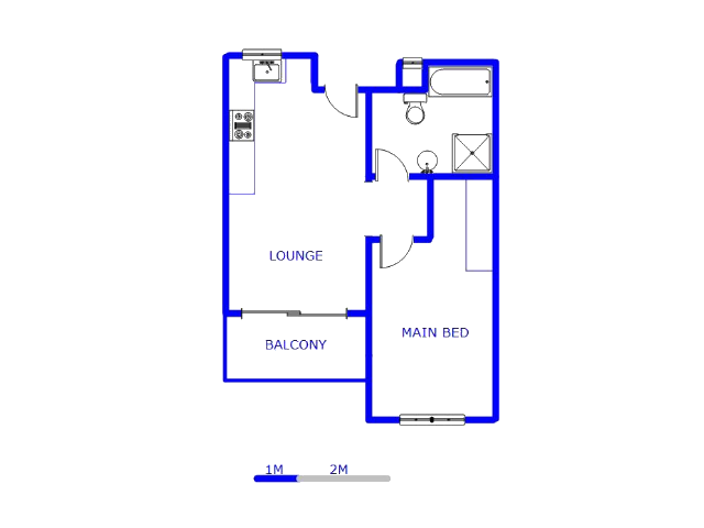 Floor plan of the property in Lone Hill