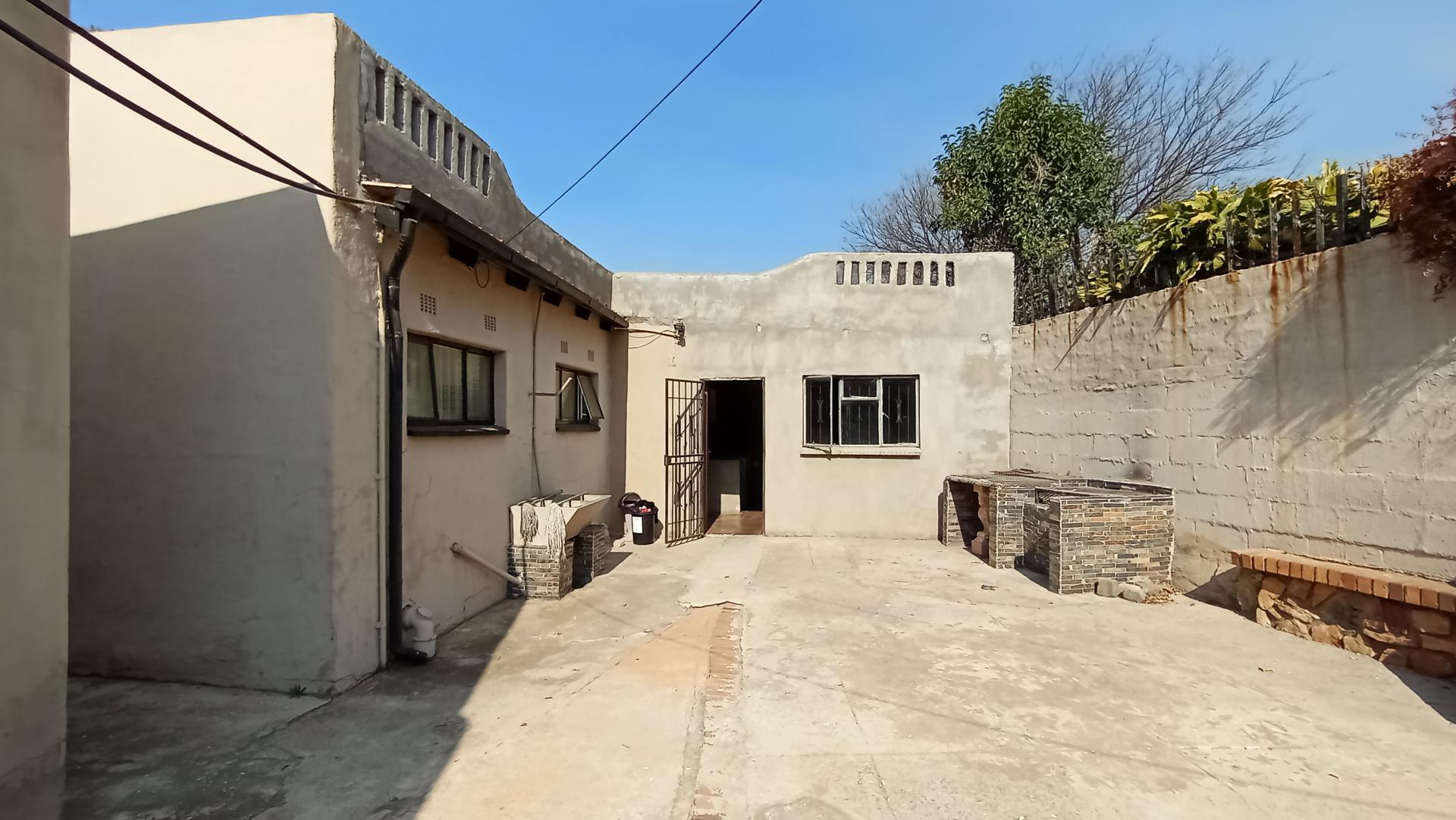 Backyard of property in Westdene (JHB)