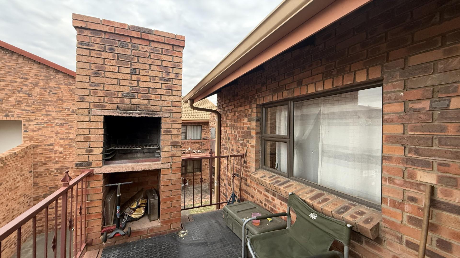 Balcony of property in Secunda