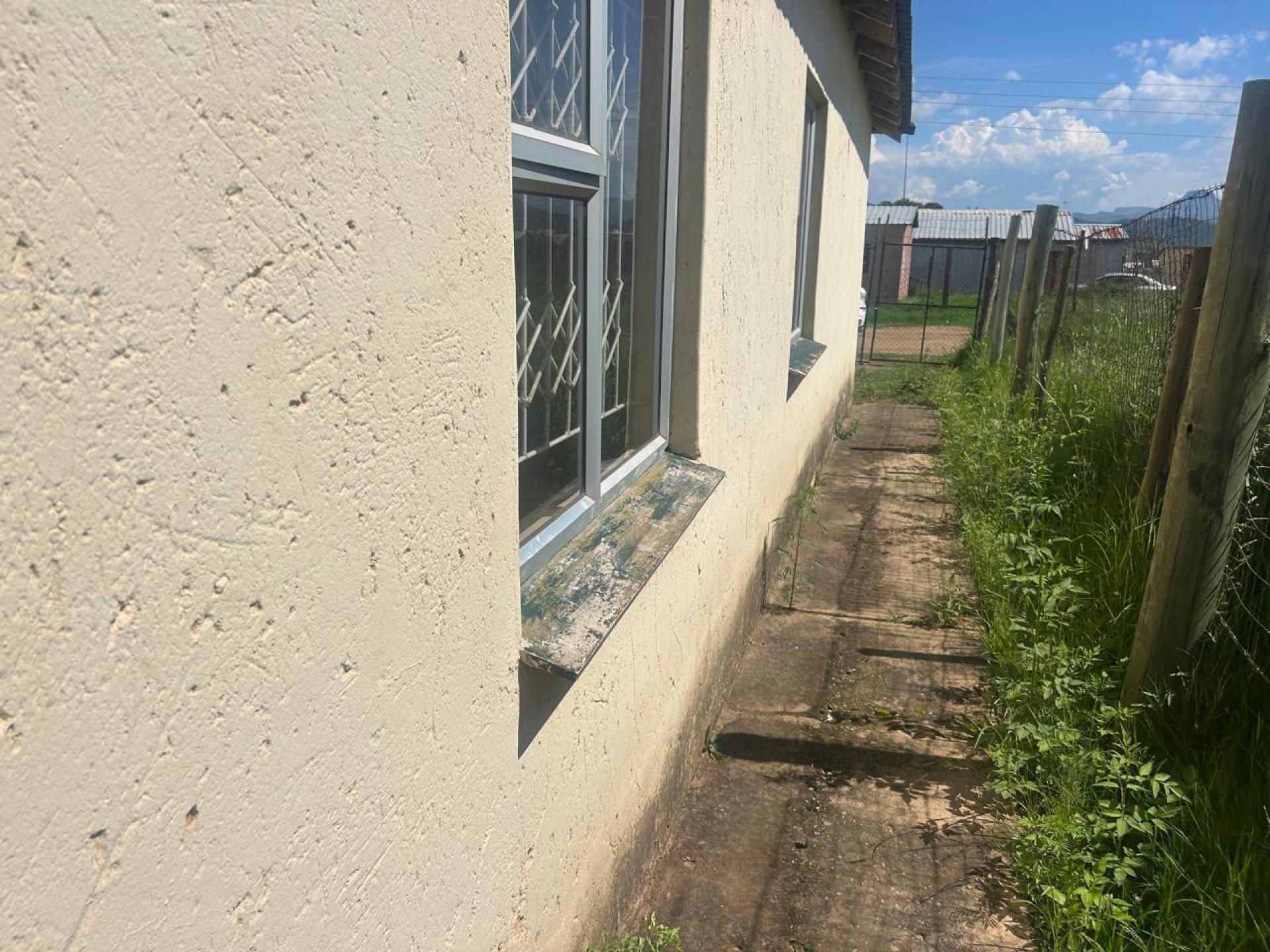 Backyard of property in Ezibeleni